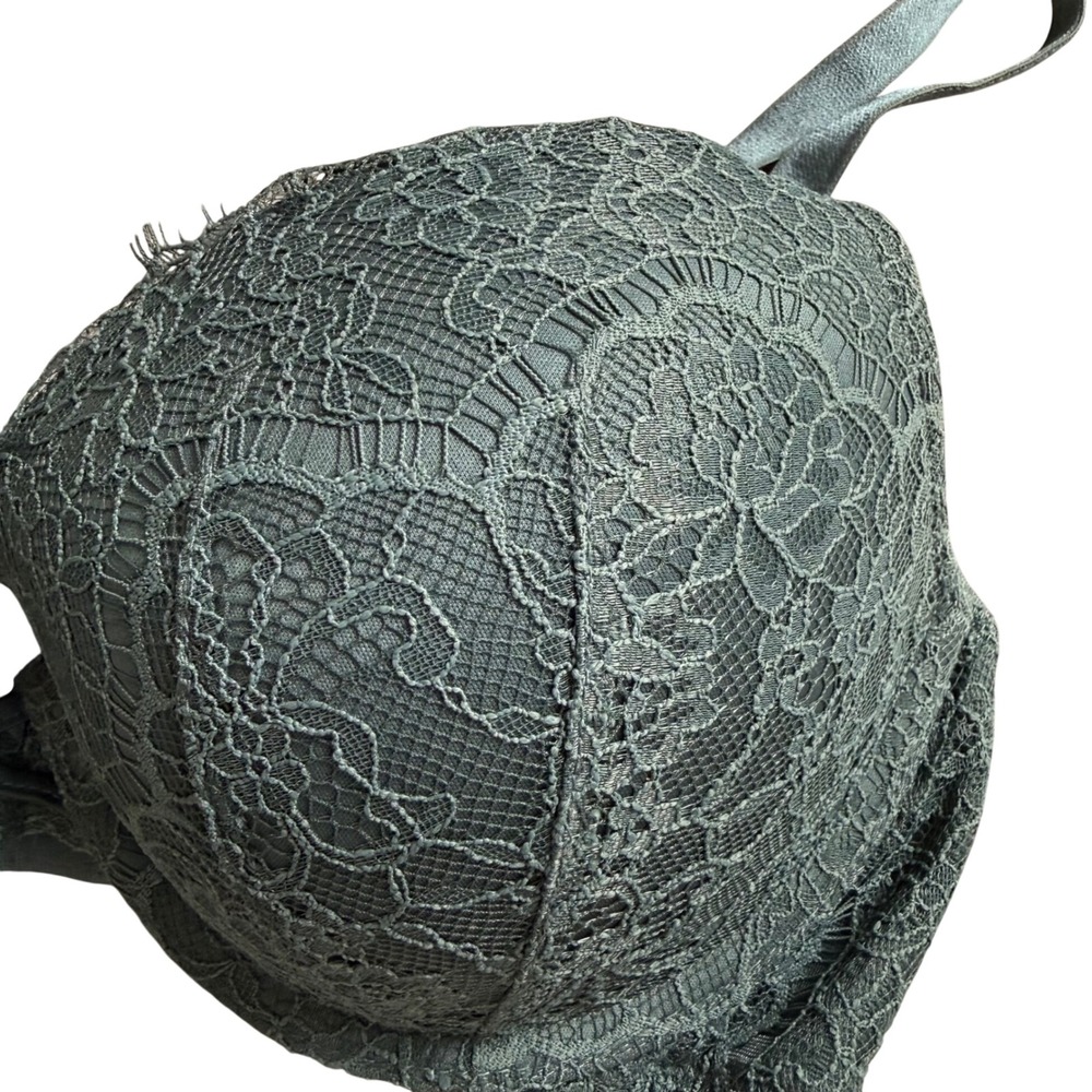 Victoria's Secret Dream Angels Push-Up Bra Women 34D Lace 2-Pack Teal Pink Black - Picture 5 of 14